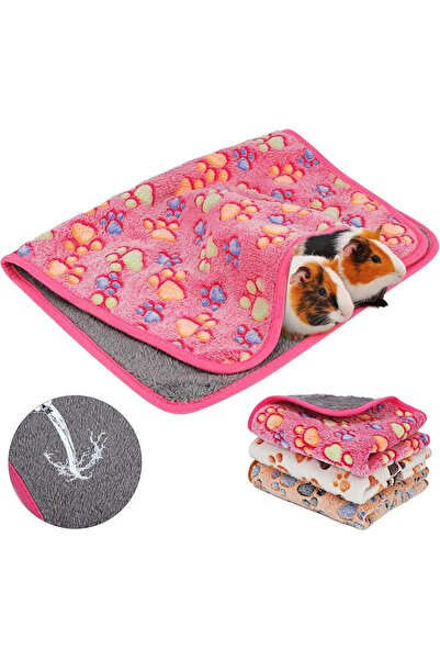 Arabest Waterproof Guinea Pig Blankets Washable 3 Pack Small Animal Fleece Ca...