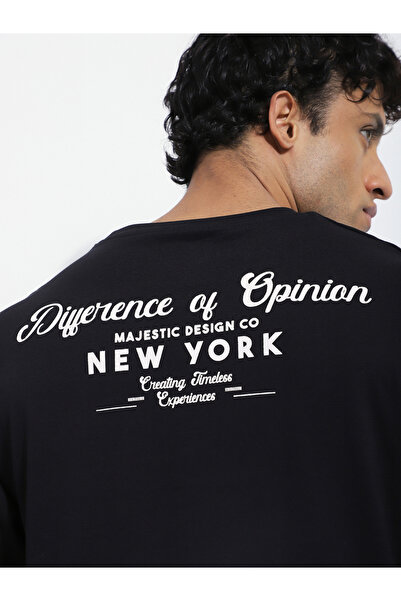 Difference of Opinion By Styli Men Oversized Short Sleeve Printed T-Shirt