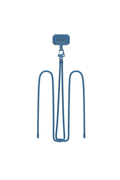 Tech-Protect C5S Crossbody Adjustable Phone Lanyard - Navy Blue