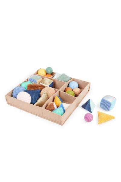 Guidecraft Set senzorial STEM cu 27 piese tactile, Guidecraft, copii varsta 1...