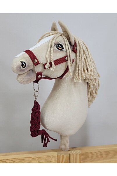 Other Set Hobby Horse: Căpăstru A3 + Lesă de frânghie - Burgundia