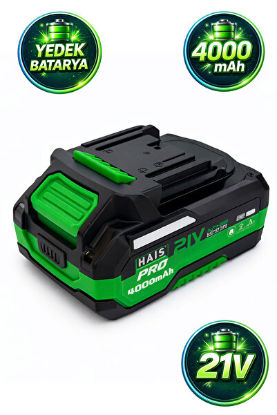 Hais Taşınabilir 21V Şarjlı Yedek Batarya Yüksek Kapasiteli Uzun Ömürlü Güç D...