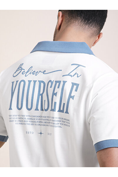 Difference of Opinion By Styli Men Relaxed Fit Printed Polo