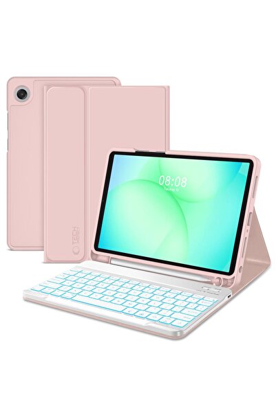 Tech-Protect SmartCase w/ Keyboard for Samsung Galaxy Tab 11" - Pink