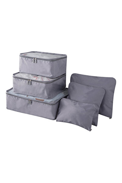 HALAMODO 6 Piece Of Zipper Storage Bag 325grams