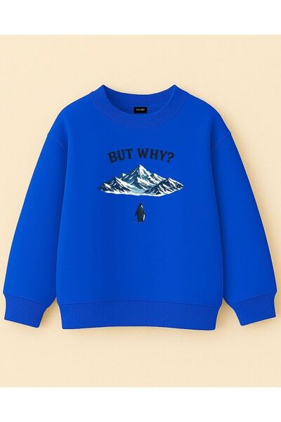 fasardi Αλλά τι στοιχείωνει το  "But Why Penguin Penguen " τυπωμένο μακρυμάνι...