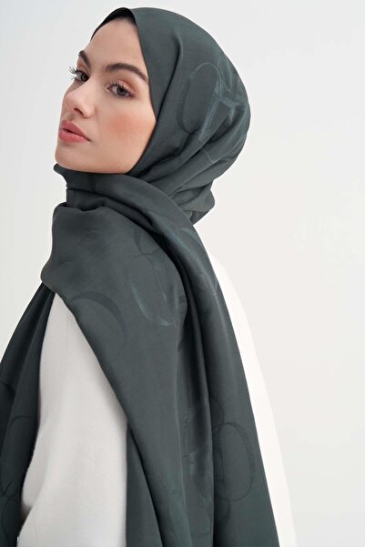 carell Aura Desen Rina Floş Jakar Şal Orman Yeşili