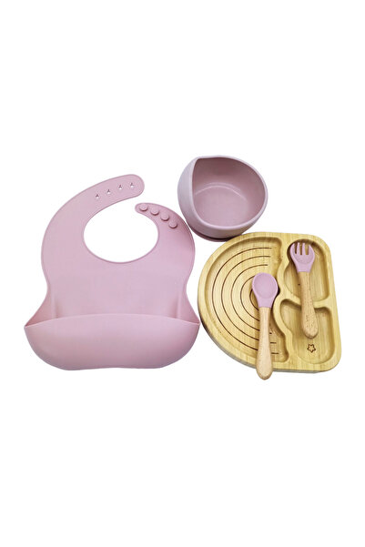 Zenva Set de hrănire din bambus pentru diversificare, 6+ luni, 5 piese, culoa...