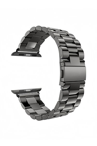 HALAMODO Replacement Band Loop Strap For Apple Watch Series 4 44mm Black