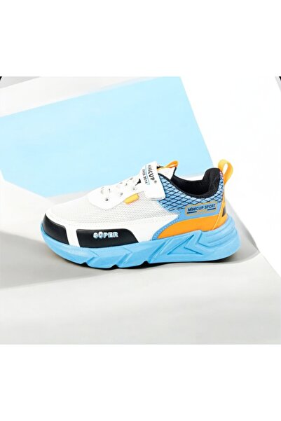 Mini Cup Men's Orthopedic Comfortable Summer Children's Sports Shoes White Blue