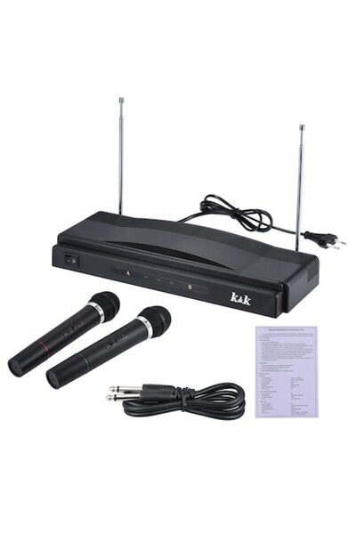 Brivoo® Set de 2 microfoane wireless