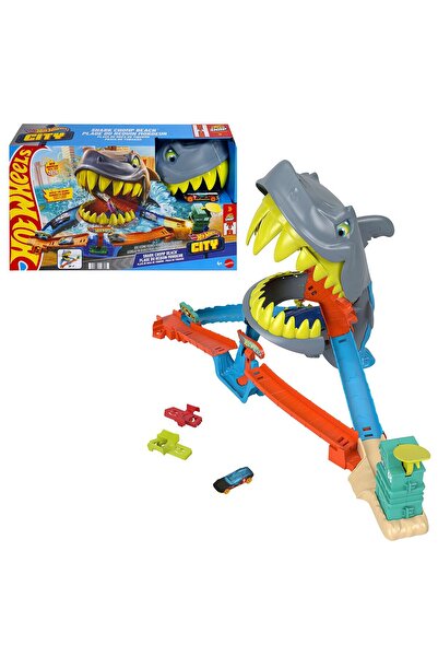 HOT WHEELS JHL96 City Köpekbalığı Sahil Savaşı Oyun Seti