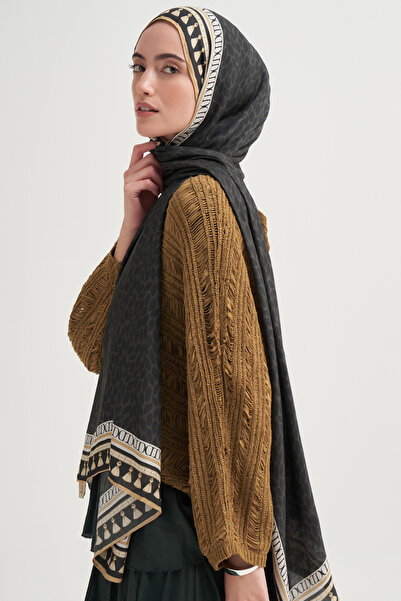 carell Vera İncira Viskon Şal Haki