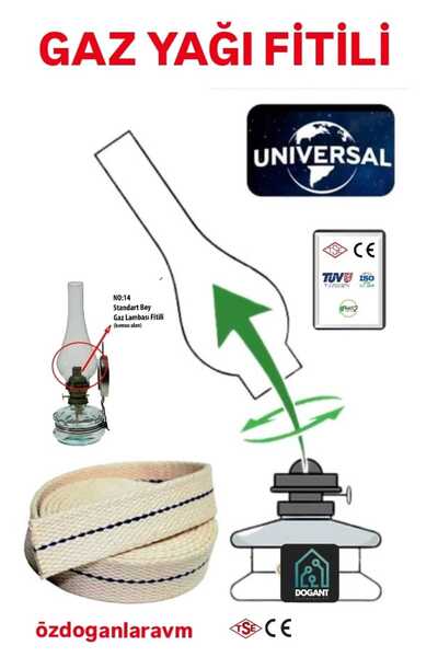 dogant özdoğanlar avm Gaz Lambası Fitili 2 Metre Dayanıklı Gaz Lambası Fitil ...