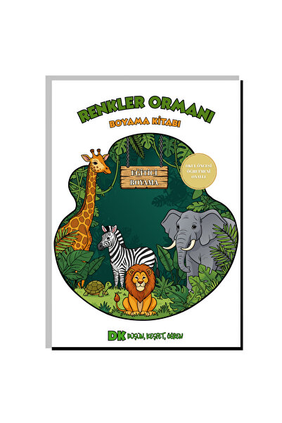 DK Çocuk Colors Forest - 3-6 Years Old Large Illustrated Tutorial Educational...