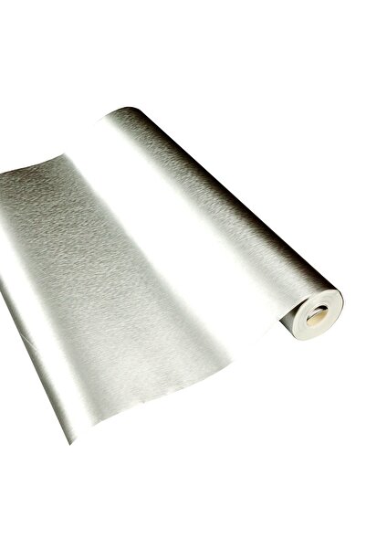 Leatherits Vinyl wallpaper, 1005x53 cm, Brushed 12 Aluminium