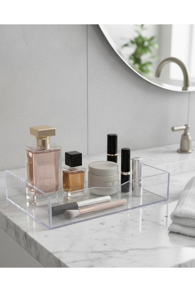 KoreHome Transparent Acrylic Multi-Purpose Organizer Transparent Crystal Box