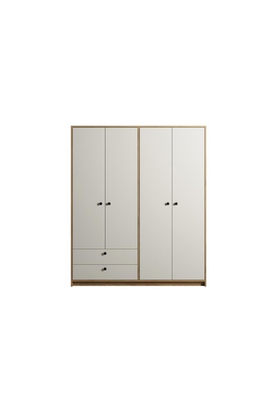 KONFOR Aden 4 Kapaklı Dolap