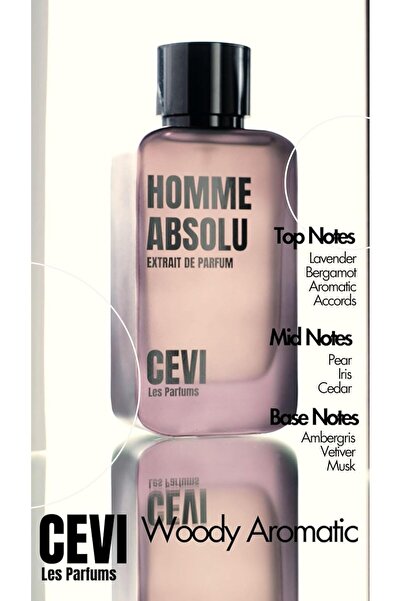 cevi Les Parfums HOMME ABSOLU Extrait de Parfum, For Men Fragrance, 100ml