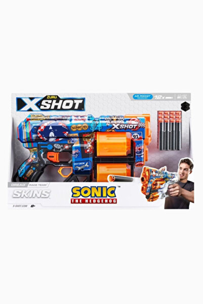 X-Shot Zuru Skins Dread Sonic 12 Dart Kapasiteli Oyuncak Blaster