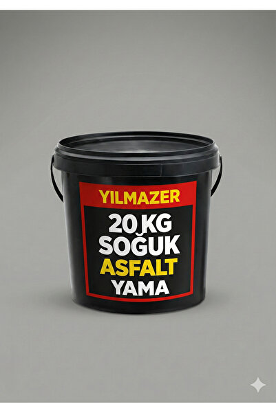YILMAZER ASFALT 20 kg Kovada Soğuk Asfalt Yama ISO 9001:2015, ISO14001:2015, ...