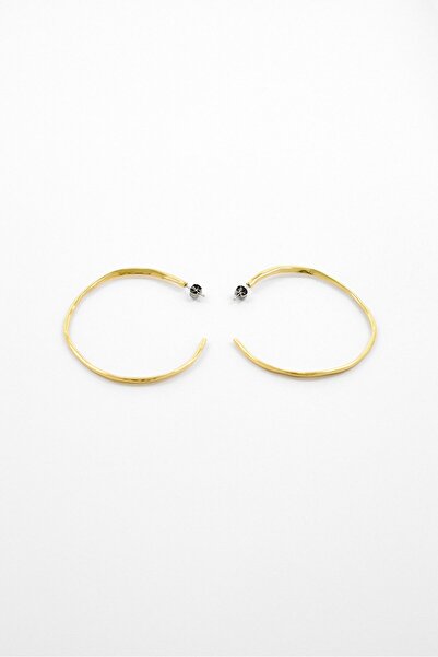 Calvin Klein Women Gold Molten Pebble Earrings, Gold