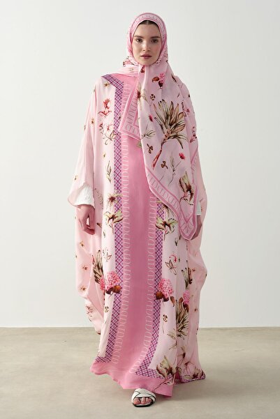 carell Glow Floş Kaftan Şeker Pembesi