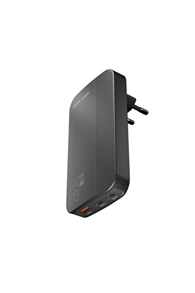 Mobile Origin Încărcător GaN de 65 W, 2 porturi USB-C și USB, design subțire,...