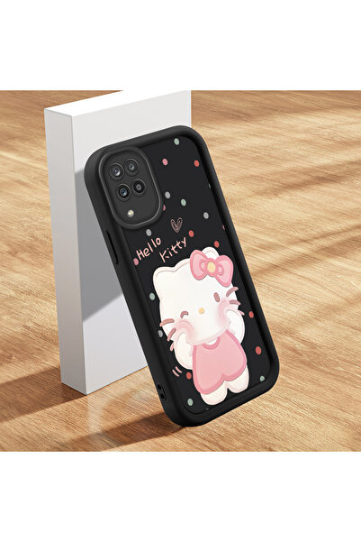 ARTISHELL Samsung Galaxy M12/A12 Uyumlu Moda Kedi Desenli Yüksek Kaliteli Sil...