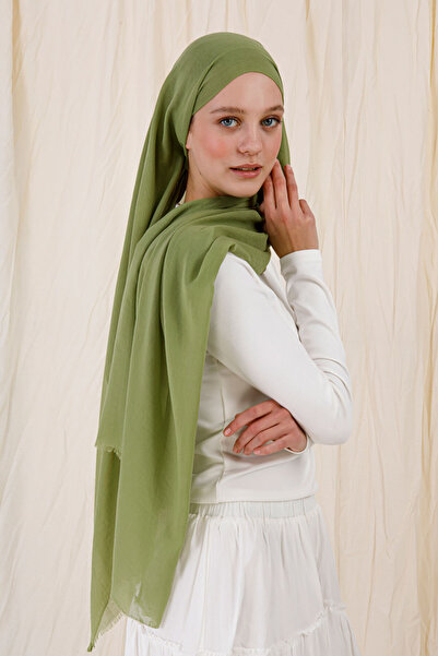 FENZA SCARF Green Color Bamboo Shawl