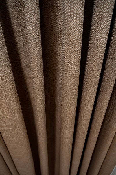 QUBA DECO Patterned Draped Jacquard Thick Background Curtain for Living Room, Living Room, Bedroom