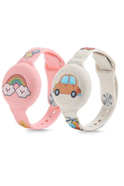 Tech-Protect Smooth Kids Band Set for Apple AirTag - Multicolor