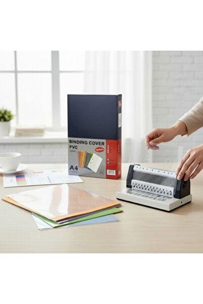 PROCART Huse transparente din PVC pentru arhivare, format A4, 150 microni, se...