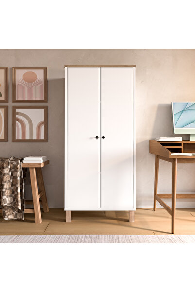 Yurudesign Nord Çok Amaçlı Dolap Mutfak Kiler Erzak Banyo Dolabı Sepet-Beyaz ...