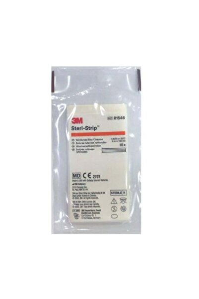 3M شرائط ستيري-ستريب لإغلاق الجروح الجلدية المعززة R1546 - 6 مم × 100 مم