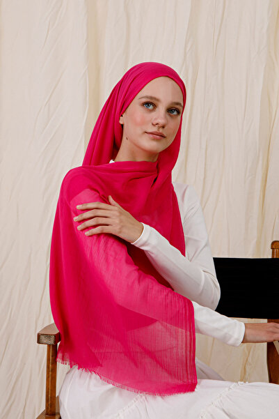 FENZA SCARF Sugar Pink Bamboo Shawl