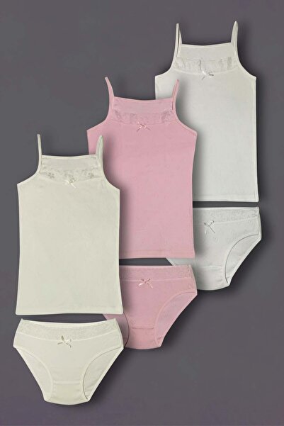 GRI MOR TEKSTIL 100% ПАМУК ЖАКАРД 3-ЧАСТЕН КОМПЛЕКТ БЕЛЬО ЗА МОМИЧЕТА