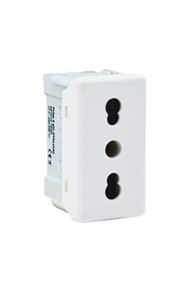COMTEC Modular socket 2 PIN STIL White
