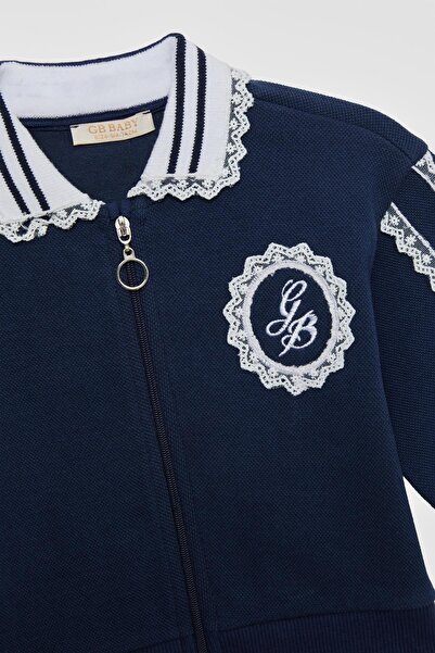GB Baby BG Store Kız Bebek Lacivert Eşofman Üstü