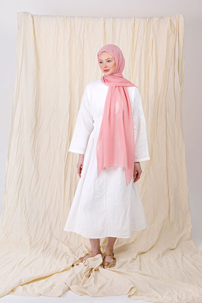 FENZA SCARF Dusty Pink Color Bamboo Shawl