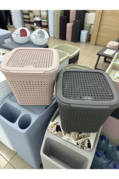 ozbience İki Parça Örme Sebze ve Soğanlık, Pratik ve Şık Saklama Çözümü