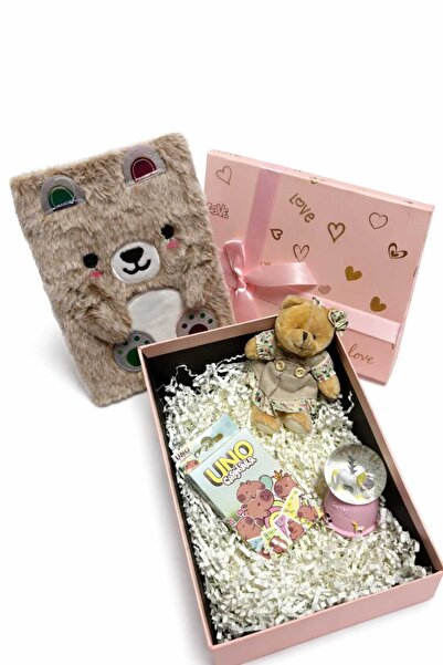 Pofiko Peluş Defterli Hediye Kutusu