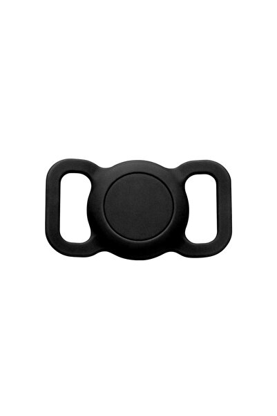 Mobile Origin AirTag Pet Collar Protective Case, Black, Durable Silicone Design
