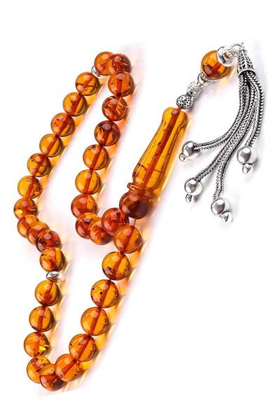 TESBİHCİBABA Baltık İncisi Bal Damla Fosilli Damla Kehribar Tesbih