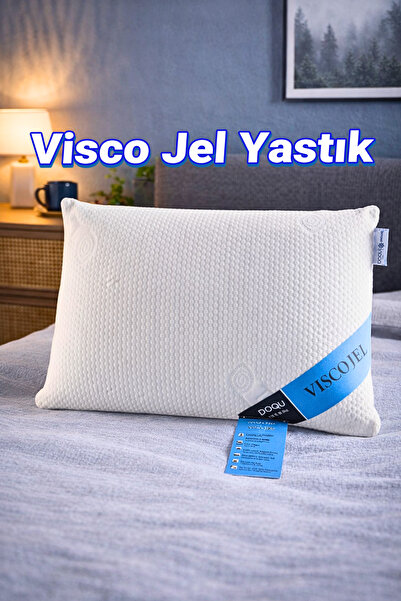 Doqu Home Visco Jel Ortopedik Serinletici Yastık 60x40 - ve Düzleşmesi Destekli