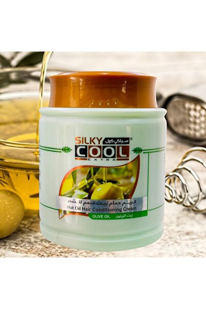Silky Cool Extra كريم ترطيب الشعر بالزيت الساخن والبارد الحريري - زيت الزيتون...