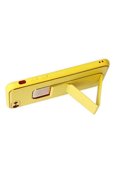 POYRAZ MARKET غطاء حماية جلد كوكو لهاتف آيفون 7 من نيو فيس - أصفر