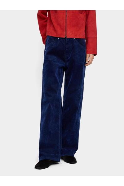 PARFOIS Kadife Efektli %100 Pamuk Kot Pantolon