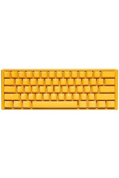 Ducky One 3 Mini Yellow Gaming Keyboard, LED RGB - MX-Black (USA)
