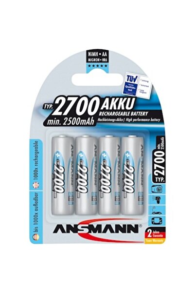 ANSMANN Set baterii/încărcătoare reîncărcabile 1x4 2700 Mignon AA 2500 mAh